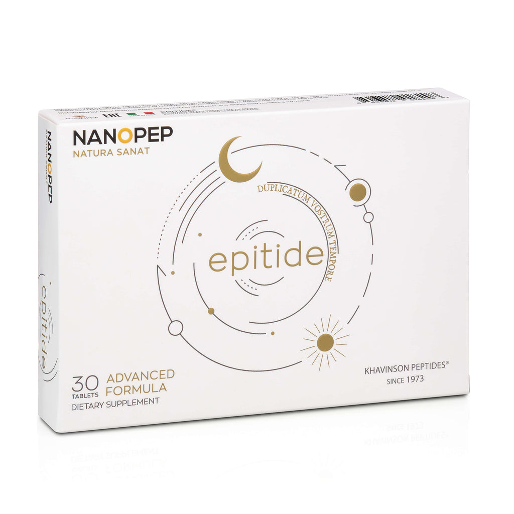 NATURA SANAT EPITIDE - peptide bioregulator supplement for the pineal gland, 30 Chewable tablets
